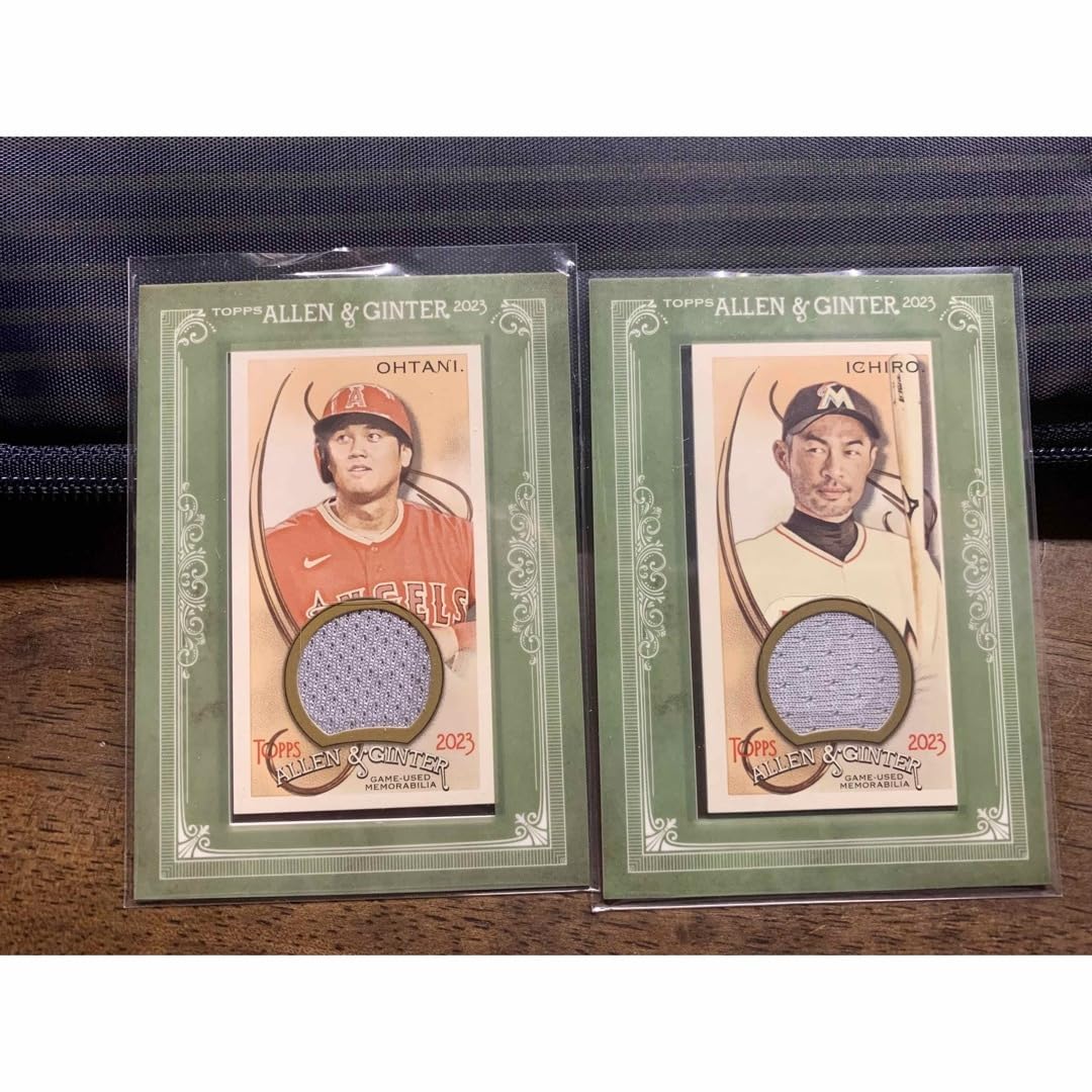 大谷翔平・イチローtopps パッチカードAllen & Ginter